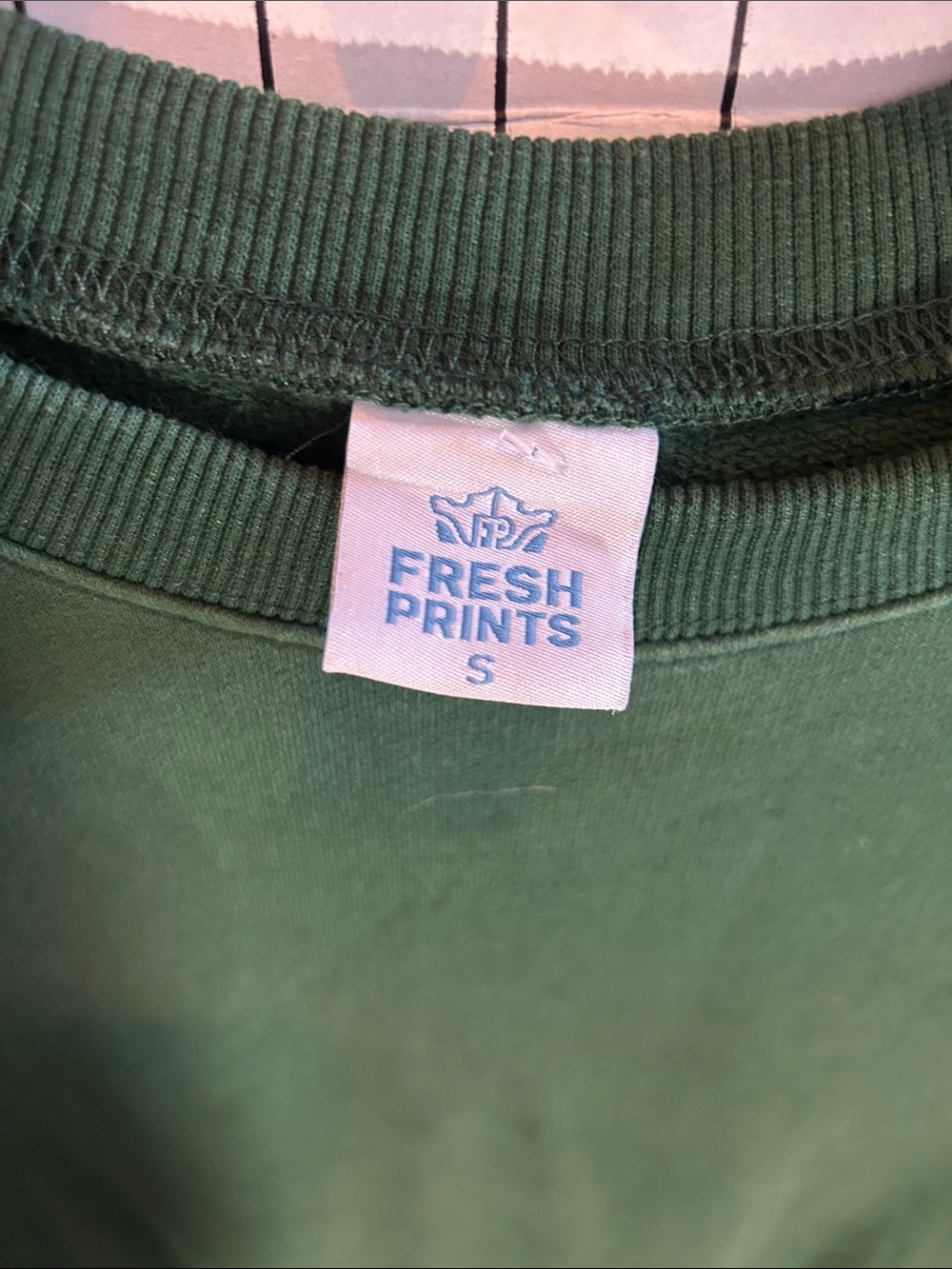 Fresh Prints Classic Crewneck Sweater - Green - Picture 2 of 3